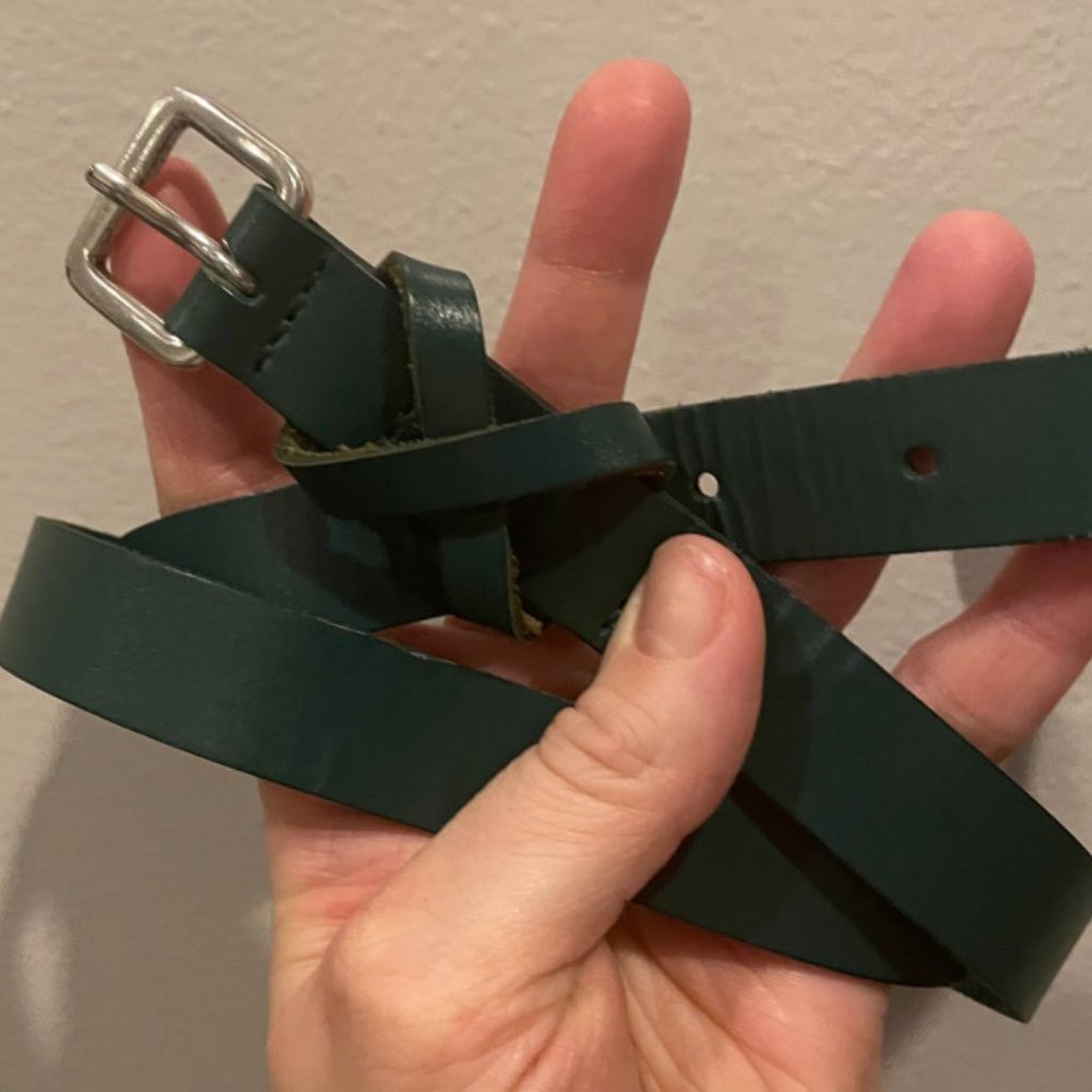 J.Crew Dark Green Belt